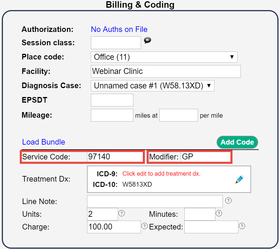 Claim Forms: Place of Service Codes - Box 24B - Healthie Software